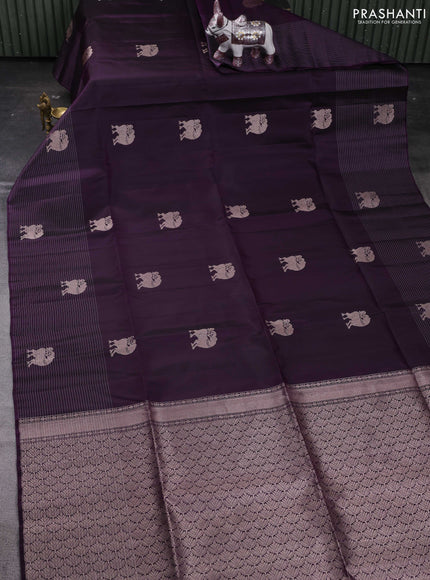 Purple Pure Soft Silk - Buttas