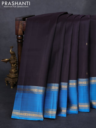 Black & Cs Blue Pure Soft Silk - Buttas