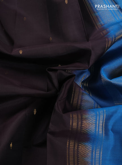 Black & Cs Blue Pure Soft Silk - Buttas