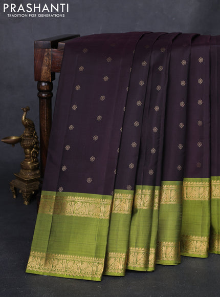 Wine & Green Pure Soft Silk - Buttas