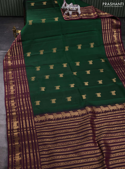 Green & Wine Pure Soft Silk - Buttas
