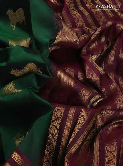 Green & Wine Pure Soft Silk - Buttas