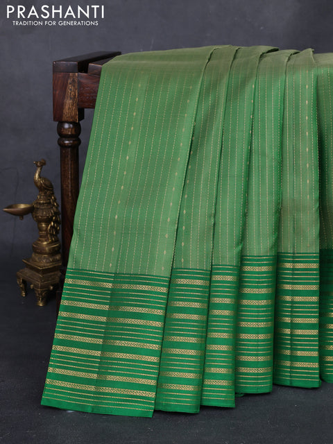 Green Pure Soft Silk Saree