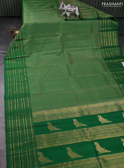 Green Pure Soft Silk Saree