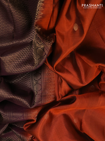 Rust & Wine Pure Soft Silk - Buttas