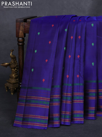 Blue Pure Soft Silk - Buttas