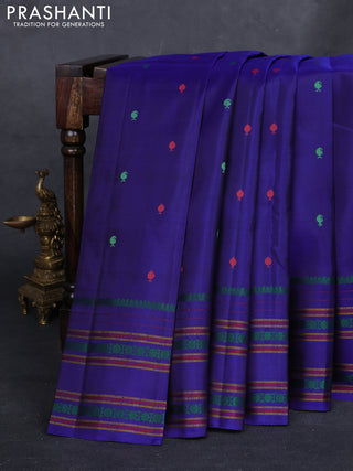 Blue Pure Soft Silk - Buttas