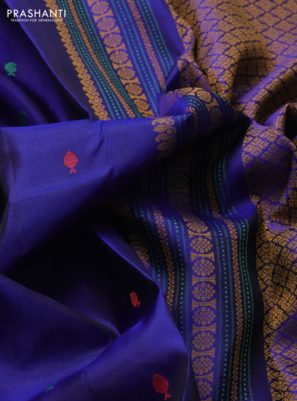 Blue Pure Soft Silk - Buttas