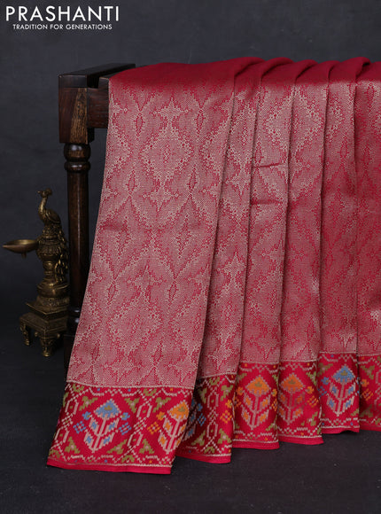 Pink Banarasi Silk - Patola Border