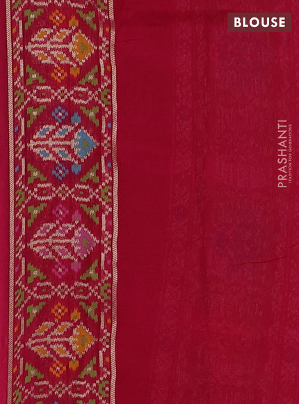 Pink Banarasi Silk - Patola Border