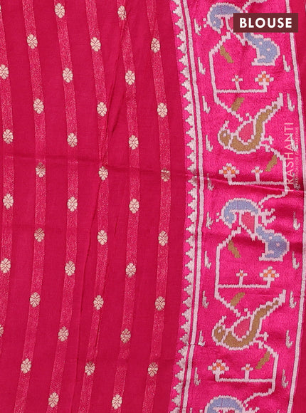 Pink Banarasi Silk - Patola Border