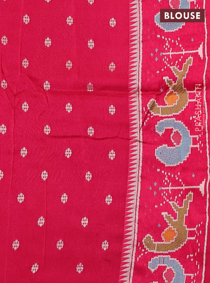 Pink Banarasi Silk - Patola Border