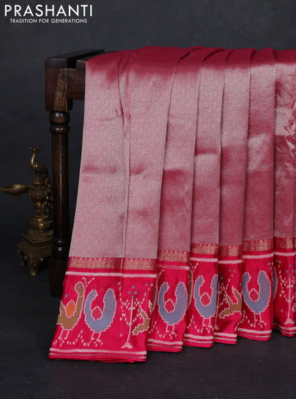 Pink Banarasi Silk - Patola Border
