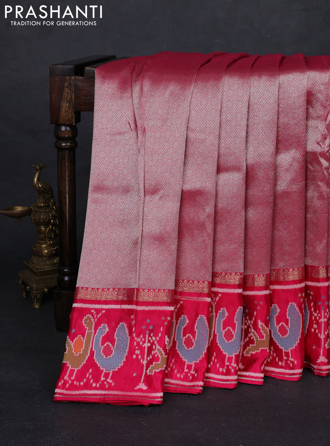 Pink Banarasi Silk - Patola Border
