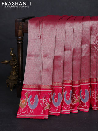 Pink Banarasi Silk - Patola Border