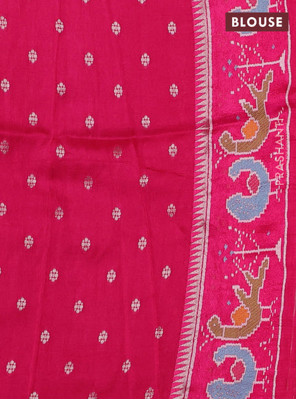 Pink Banarasi Silk - Patola Border