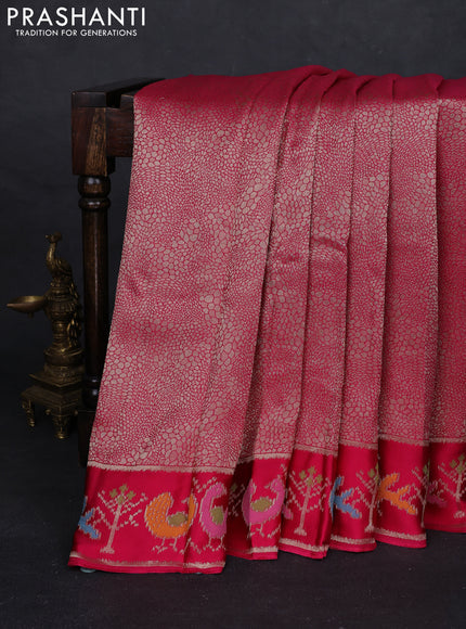 Pink Banarasi Silk - Patola Border