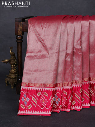 Pink Banarasi Silk - Patola Border