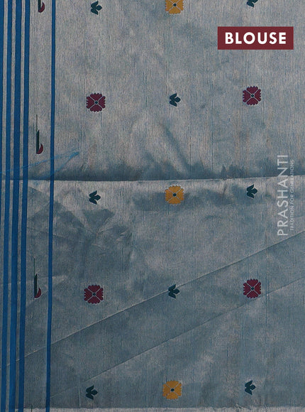 Cs Blue Semi Paithani Saree