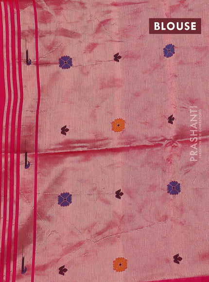 Pink Semi Paithani Saree