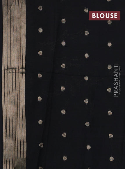 Black Semi Paithani Saree