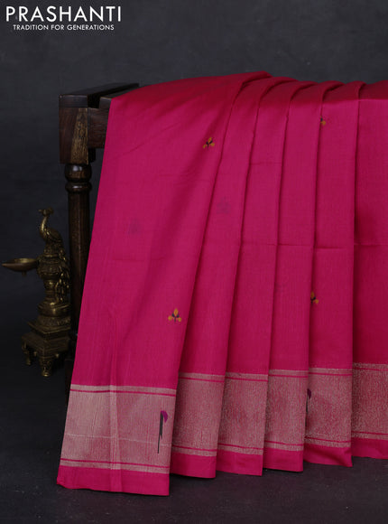 Pink Semi Paithani Saree