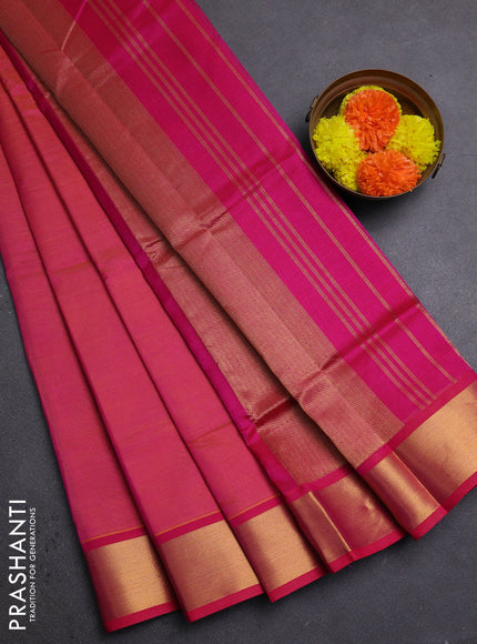Pink Silk Cotton Saree