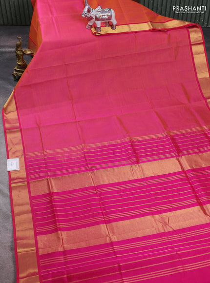 Pink Silk Cotton Saree