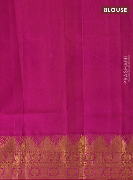 Pink & Magenta Pink Silk Cotton Saree