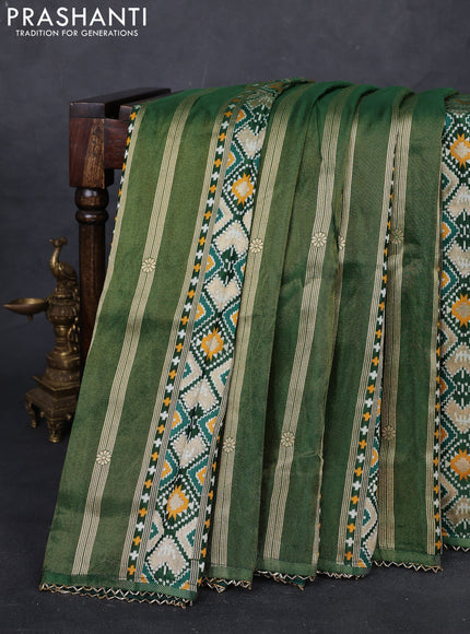 Green Banarasi Silk - Patola Weaving