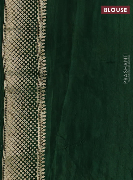 Green Banarasi Silk - Patola Weaving