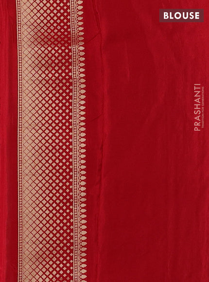 Red Banarasi Silk - Patola Weaving