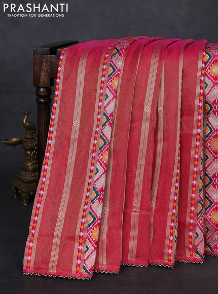 Pink Banarasi Silk - Patola Weaving