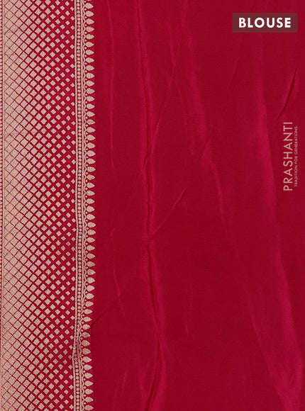 Pink Banarasi Silk - Patola Weaving