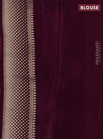 Purple Banarasi Silk - Patola Weaving