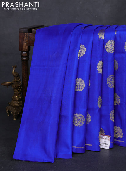 Blue Venkatagiri Silk - Buttas