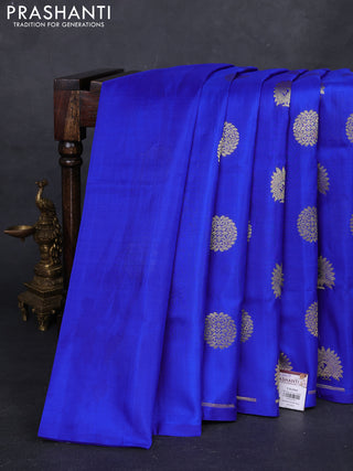 Blue Venkatagiri Silk - Buttas