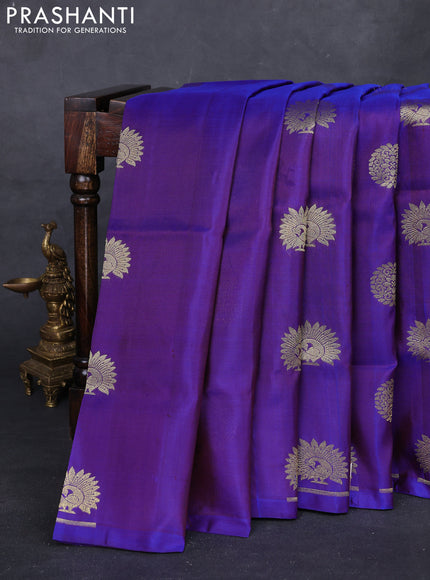 Violet Venkatagiri Silk - Buttas