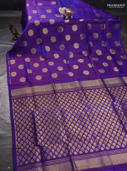 Violet Venkatagiri Silk - Buttas