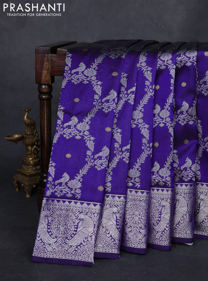 Blue Venkatagiri Silk Saree