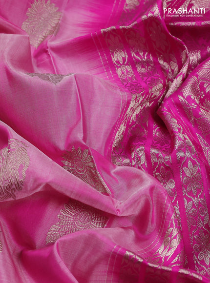 Pink Venkatagiri Silk - Buttas