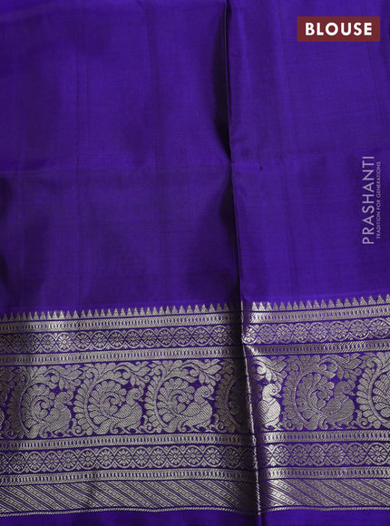 Blue Venkatagiri Silk - Buttas