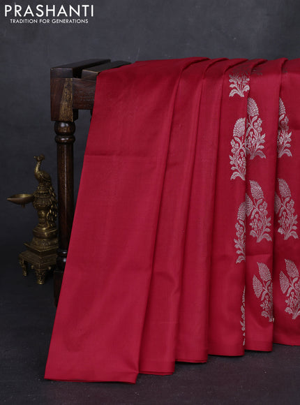 Red Venkatagiri Silk - Buttas