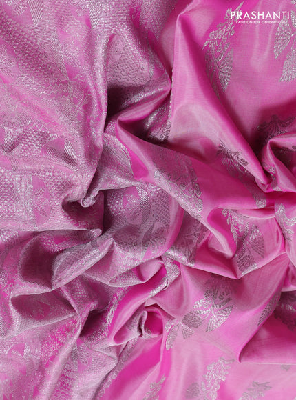 Pink Venkatagiri Silk - Buttas