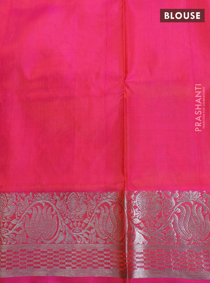 Orange & Pink Venkatagiri Silk - Buttas