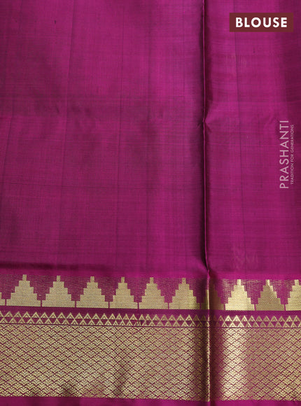 Purple Venkatagiri Silk - Jamdani