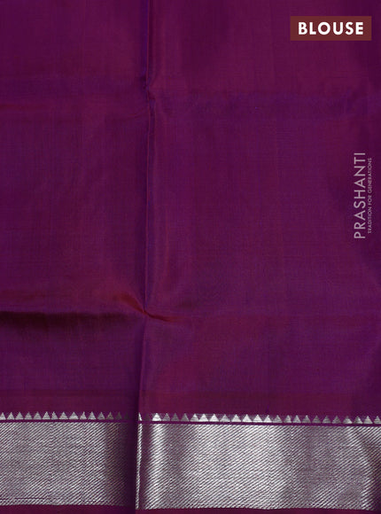Purple Venkatagiri Silk - Buttas