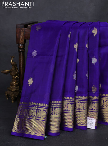 Blue Venkatagiri Silk - Jamdani