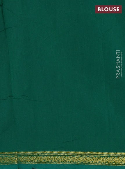 Pink & Green Semi Maheshwari Cotton - Buttas