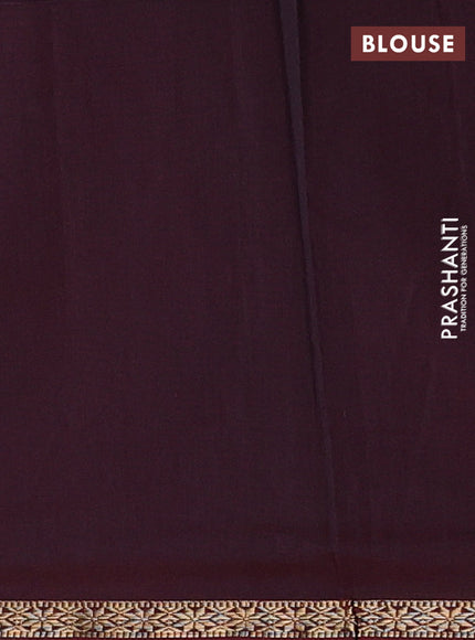 Red & Maroon Semi Maheshwari Cotton - Buttas
